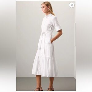 Polo Ralph Lauren White Midi Dress size 2